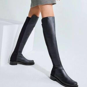 Stuart Weitzman 5050 Black Over-the-Knee Boots